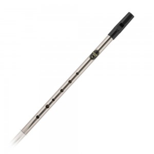 Feadog Single Tin Whistle - Nickel - Key of D